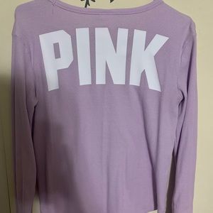 3/$25 Long sleeve thermal material PINK shirt